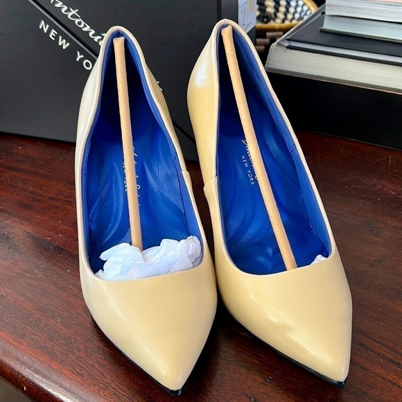 Antonia Saint NY Zoey Nude Heels 8 NWOT - Picture 1 of 7